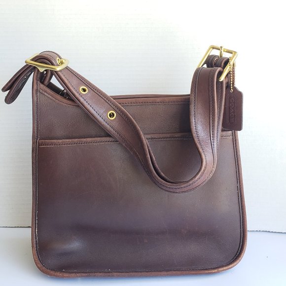 Coach Shoulder Bag Purse Brown Leather - #16 - Picture 1 of 7